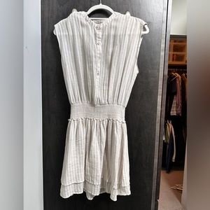 Rails Striped Linen Blend Dress, Small